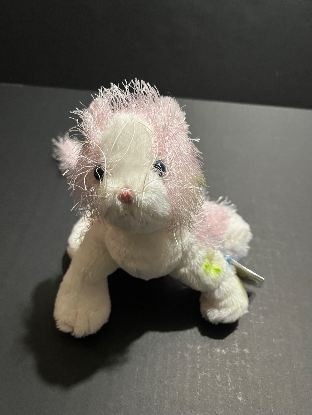 Ganz Webkinz Pink and White Cat HM189 with Sealed Code Virtual Pet Plush